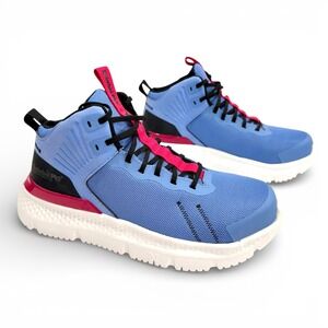 Timberland PRO Womens Composite Safety Toe Work Boots Light Blue Pink Sz 7W